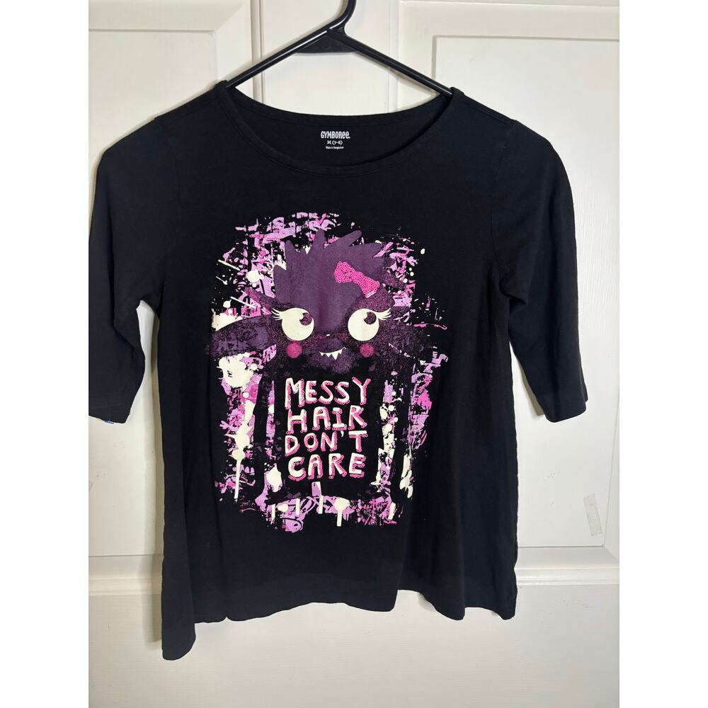 "Messy Hair Don’t Care" Gymboree Top